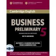 Cambridge English Business 5 Preliminary Self-study Pack (student&amp;#039;s Book with Answers and Audio CD)